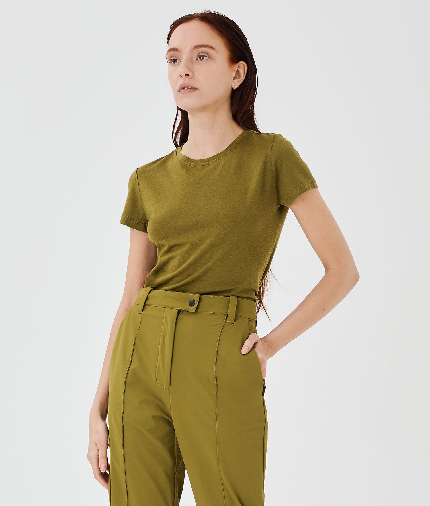 Merino Classic T-Shirt - Olive Green – Šumska
